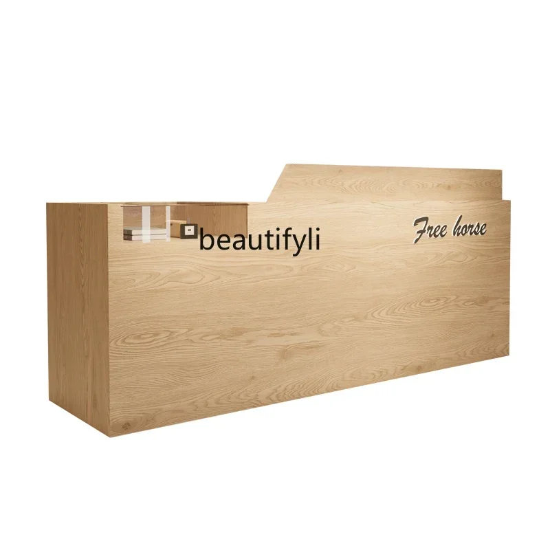 03  Log clothing store bar checkout page store small front desk light luxury high sense