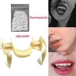 Vampiro Dracula Dentes Cosplay Adereços, Dia das Bruxas Dentes retráteis, Zombie Presas, Dentaduras, Suprimentos, Novo