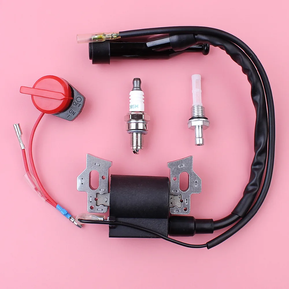 

Ignition Coil Stop Switch Fuel Filter Spark Plug Kit For Honda GX200 GX160 6.5HP 5.5HP Small Engine Motor Parts