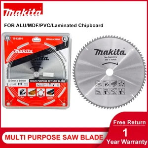 Makita-Çok Amaçlı, Dairesel elektrikli testere bıçağı, Karbür Testere bıçağı ve Japonya, ALÜMİNYUM, MDF, PVC, kart, lamine için testere bıçakları 6 Büyük satış, silindir mdf №5 üçlüsü