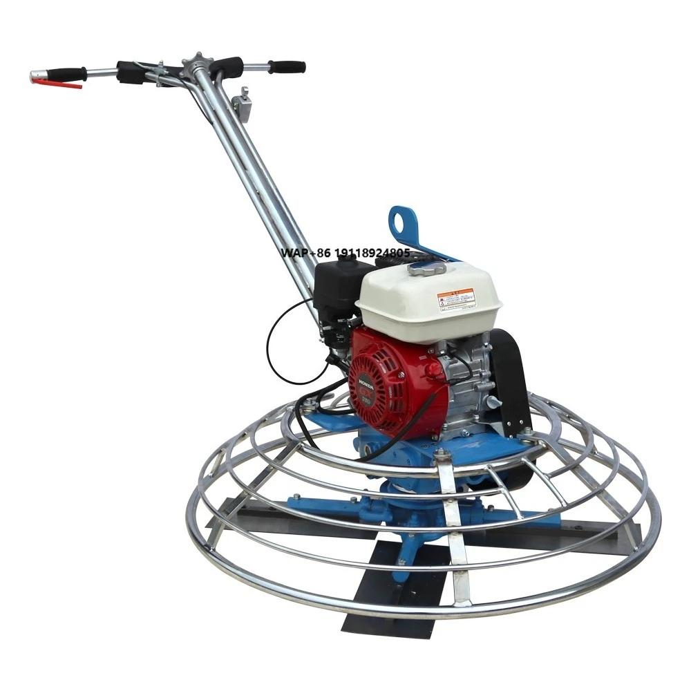 BEST SELLING High Quality  Concrete Finishing Walk Behind Power Trowel Machine Concrete Grinder With  Engine