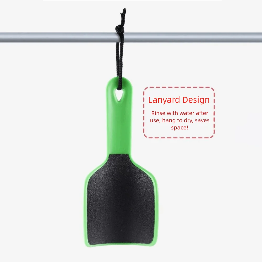 Épurateur plastique courbé pied fichier Portable grain exfolie pédicure pied fichier Double face peau morte callosités dissolvant soins des pieds