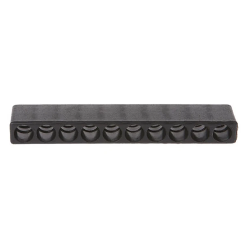 Hex Shank Bit Holder, Ferramenta de armazenamento, Organização para seus Bits, Cor Preta, Chave de Fenda Buraco, 1012 Buracos
