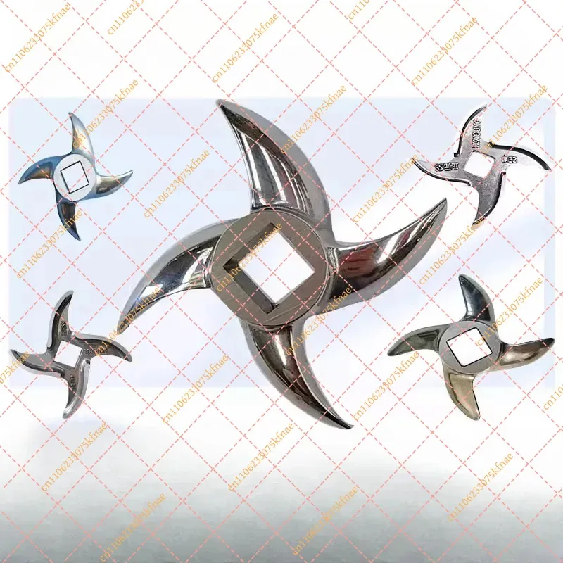 Stainless Steel Meat Grinder Blade 12# 22# 32# 42# 52# Metal Mincer Cutter Replacement Spare Parts