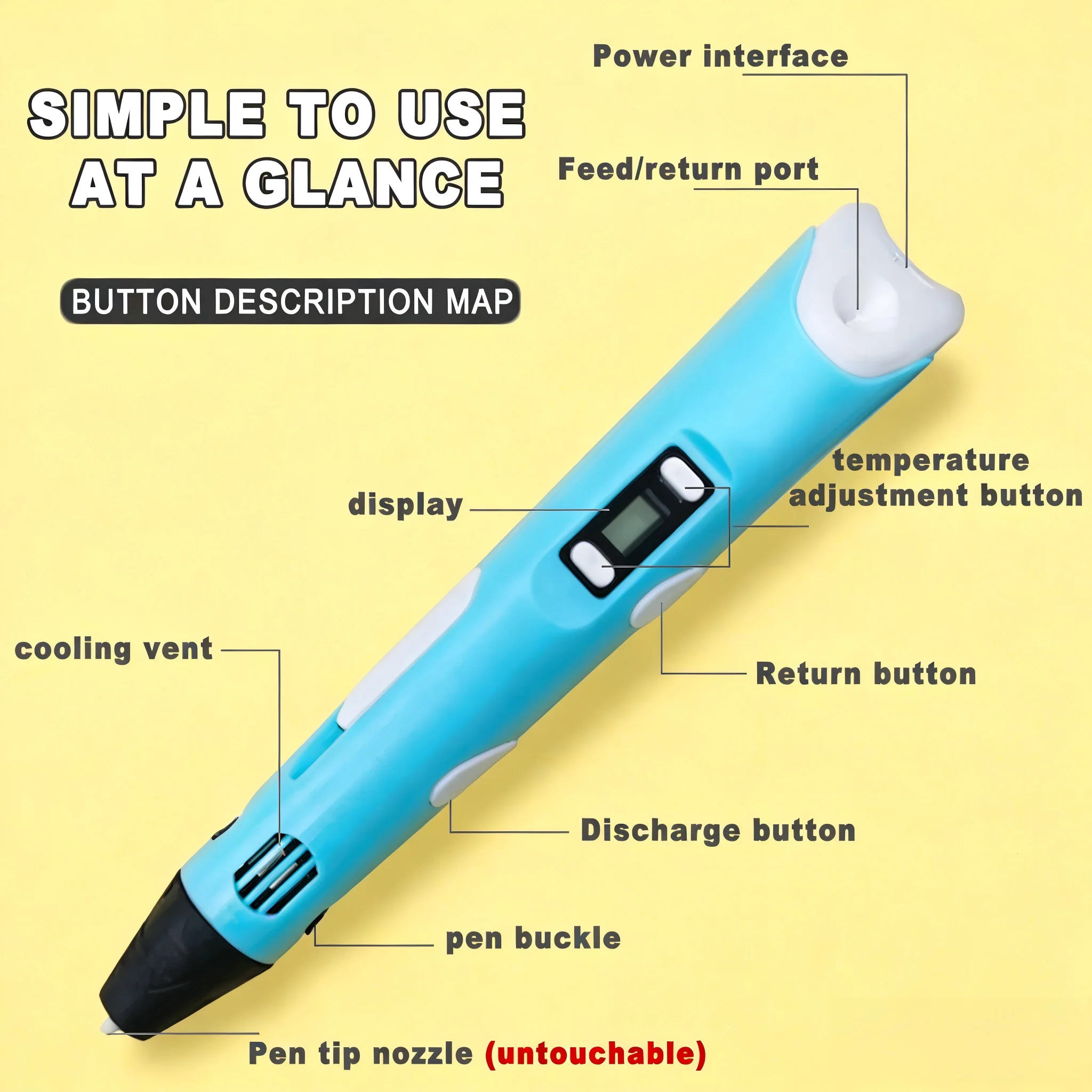 قلم طباعة ثلاثية الأبعاد مع خي - مراجعة 3D Printing Pen For Adults وسعره