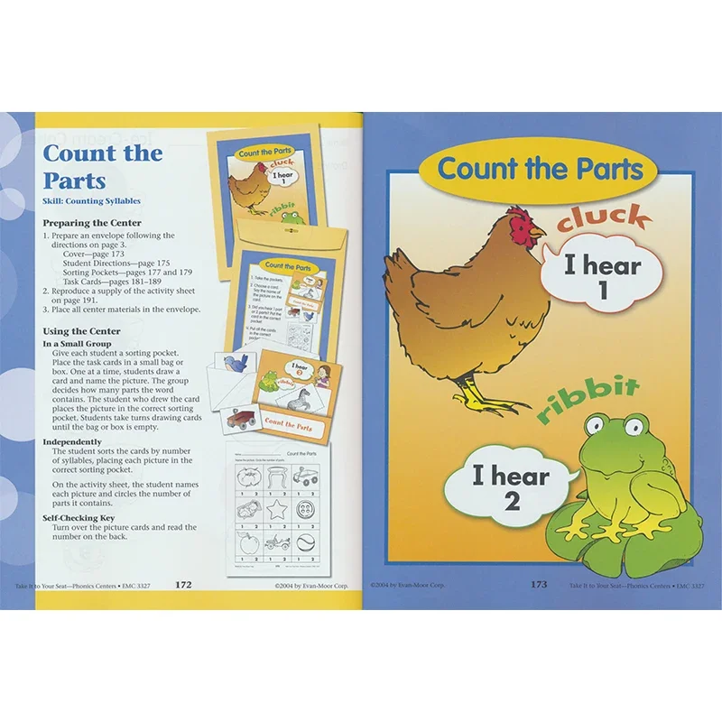 Evan-Moor خذها إلى مراكز الصوت لمقعدك، مصنف الصفوف PreK-K، الذين تتراوح أعمارهم بين 4 5 6 7، الكتاب الإنجليزي 9781557999801 #3