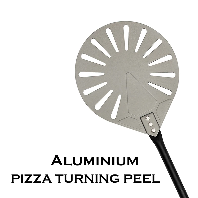9/12/14/16 inch aluminum alloy square hard film pizza flip shovel oven brush European packaging shovel