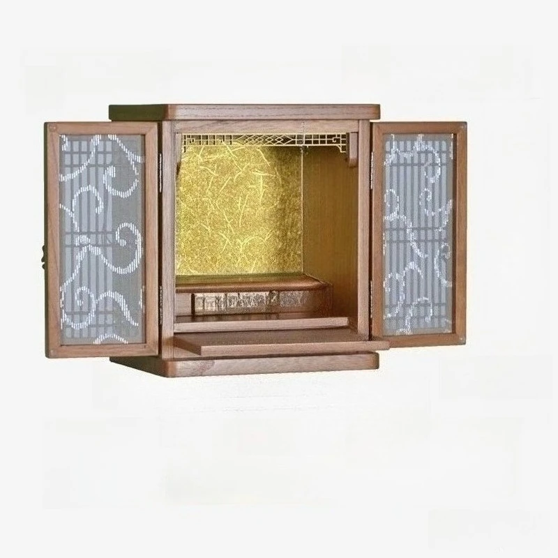 God of Wealth cabinet, shrine offering table, household shrine cabinet, offering table,household
