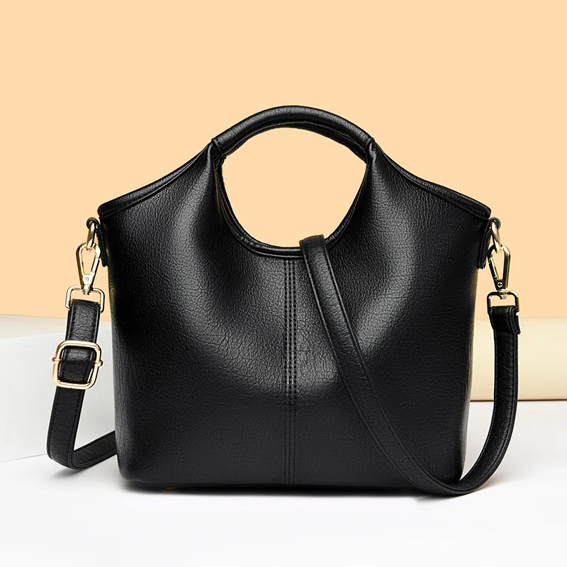 

New Trendy Women's Handbag Synthetic Leather Tote Bag Adjustable Strap Shoulder Purse Crossbody Bag for Work Party Gift wallet