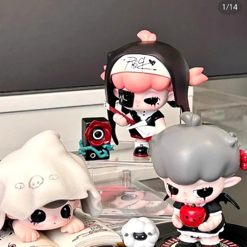 Véritable Lulumi The Rift Invitations série boîte aveugle Kawaii Action Anime Figure Surprise boîte mystère à la mode enfant cadeau personnalisé