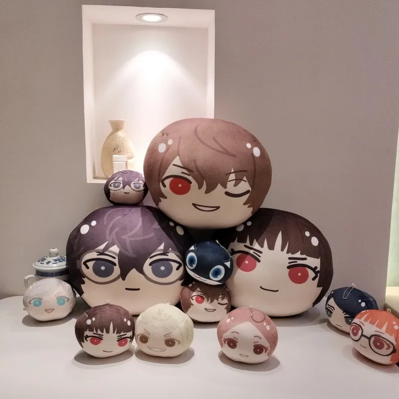 Anime Persona 5 Amamiya Ren Makoto Niijima Akechi Goro Figure Plush Pillow Kawaii Cosplay Cotton Dolls Pendant for Kids Gift