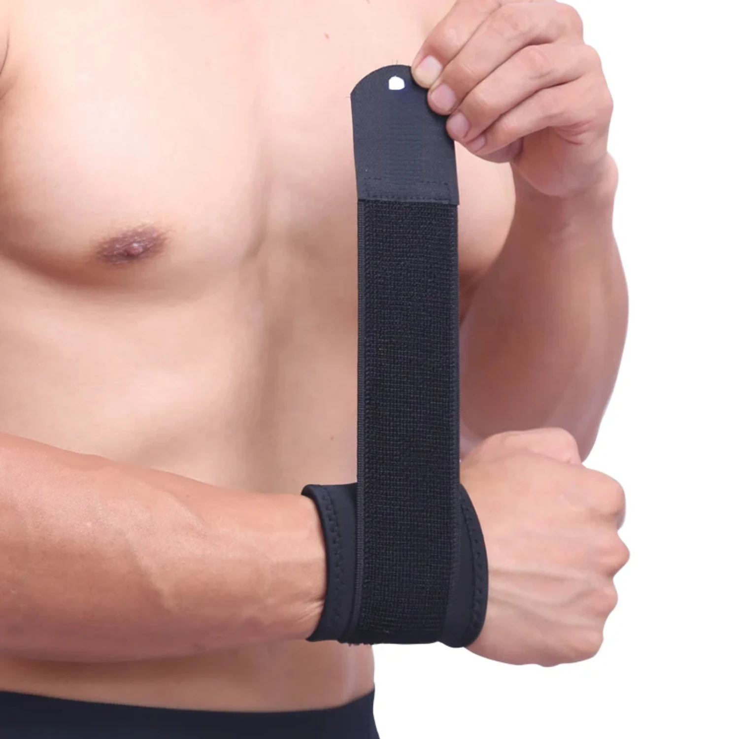 Comfortable, Flexible, and Durable Black Sport Brace for Improved Performance during Intense Workouts | Lightweight Sweat-proof