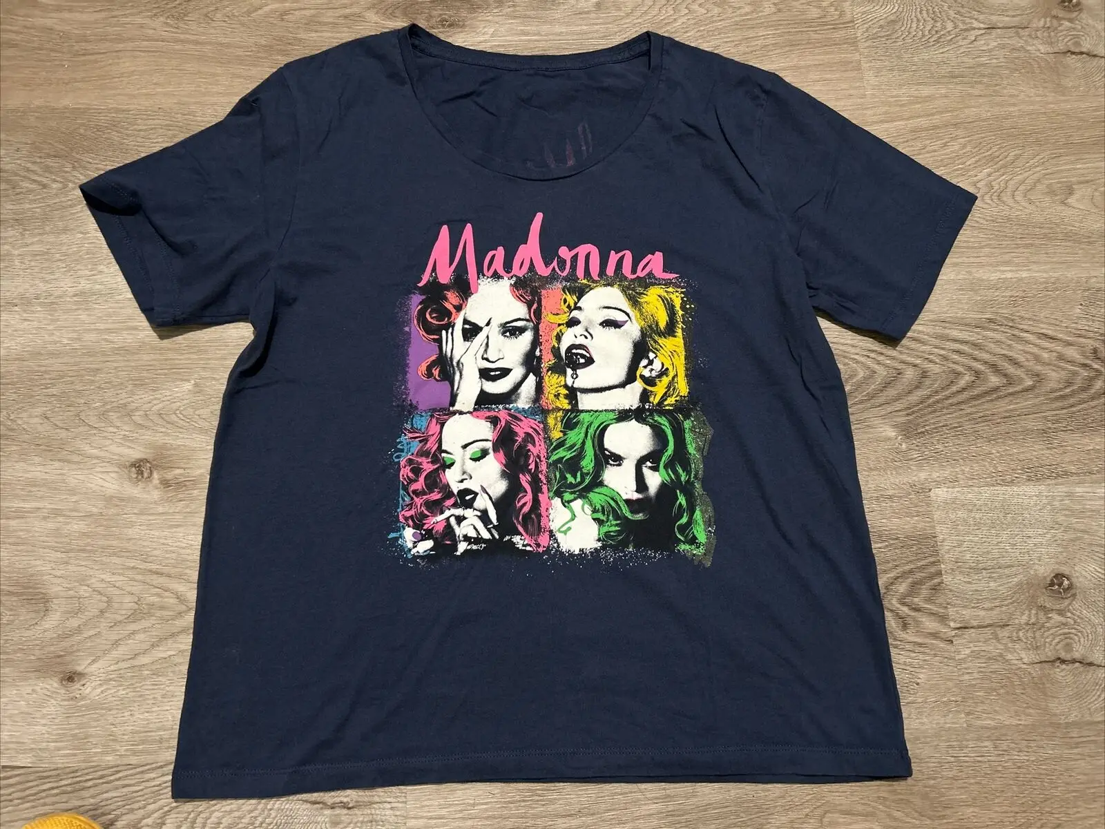 Madonna Rebel Heart Tour 2015 Concert TShirt Sz Pics 2&3 2 Sided Warhol