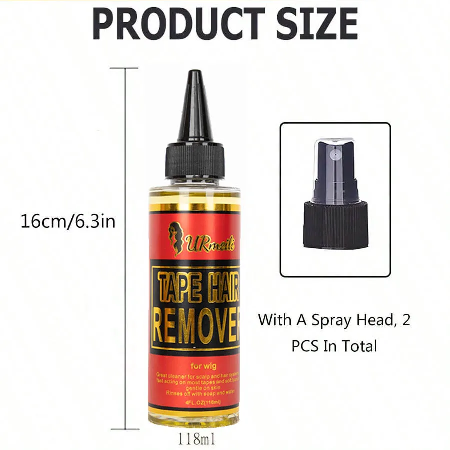 118ml速効性テープインエクステリムーバー ウィッグ接着剤両面テープ エクステテープ ウィッグテープ ヘアグルーリムーバー