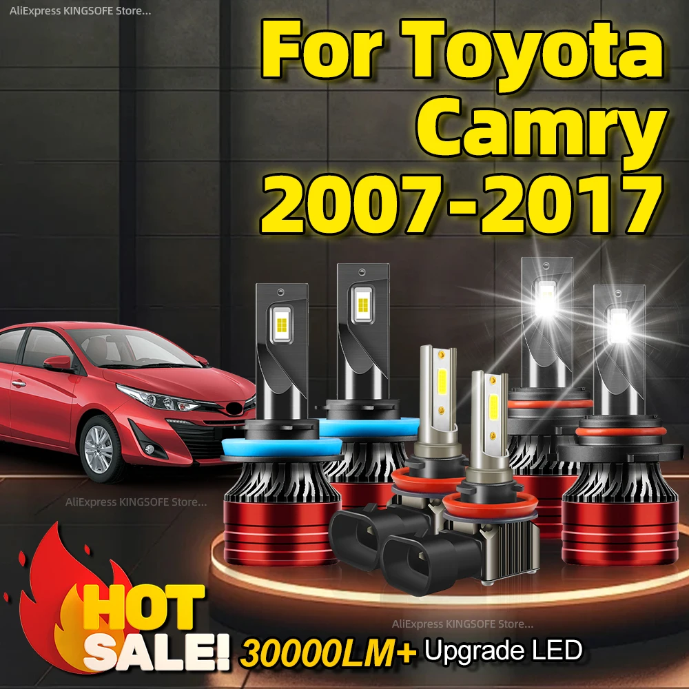 

2/6 шт., автомобильные фары 6000 лм, 2007 к