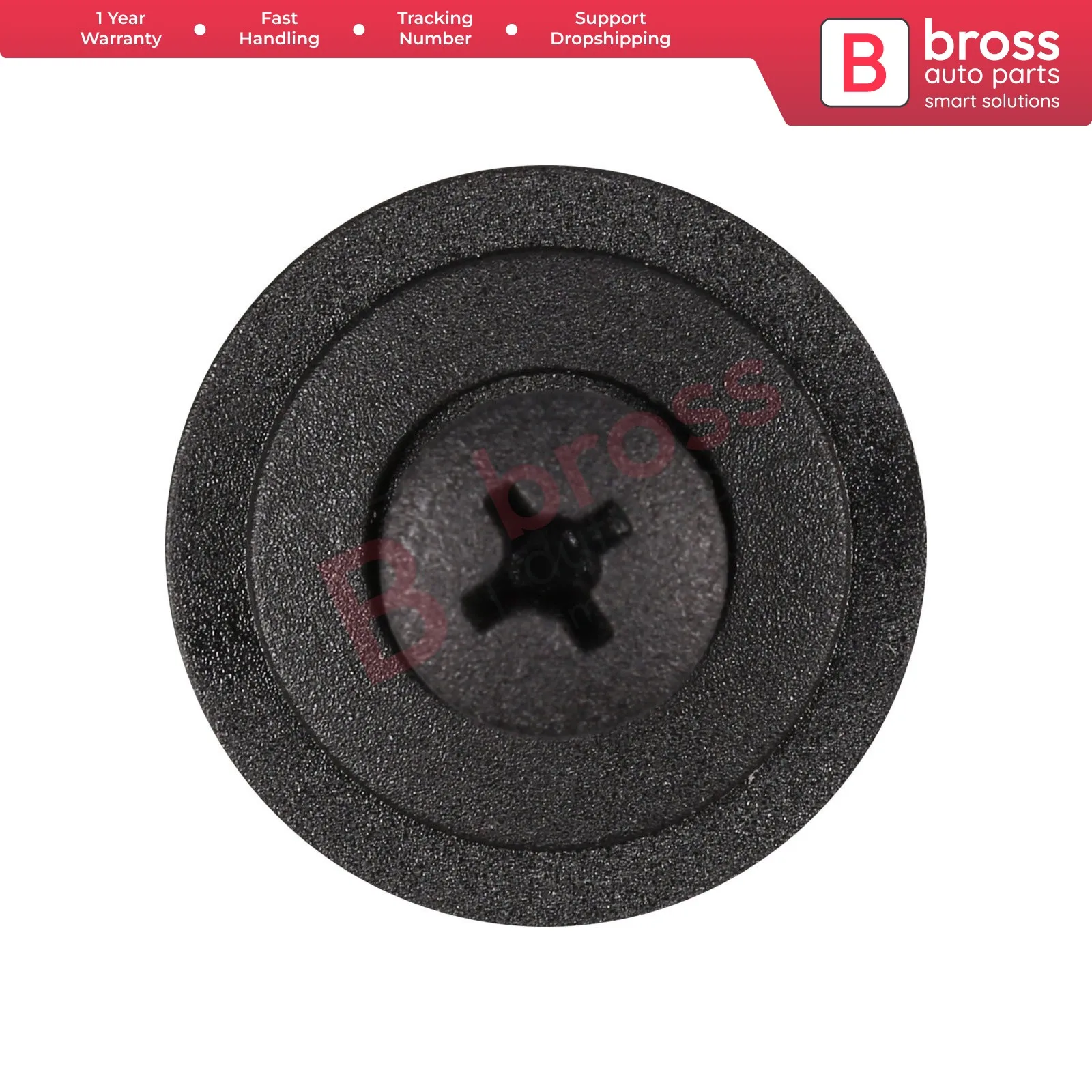 Bross Auto Parts BCF1141 10 Pieces Airscoop Push-Type Retainer for Honda: 90688-SB0-003