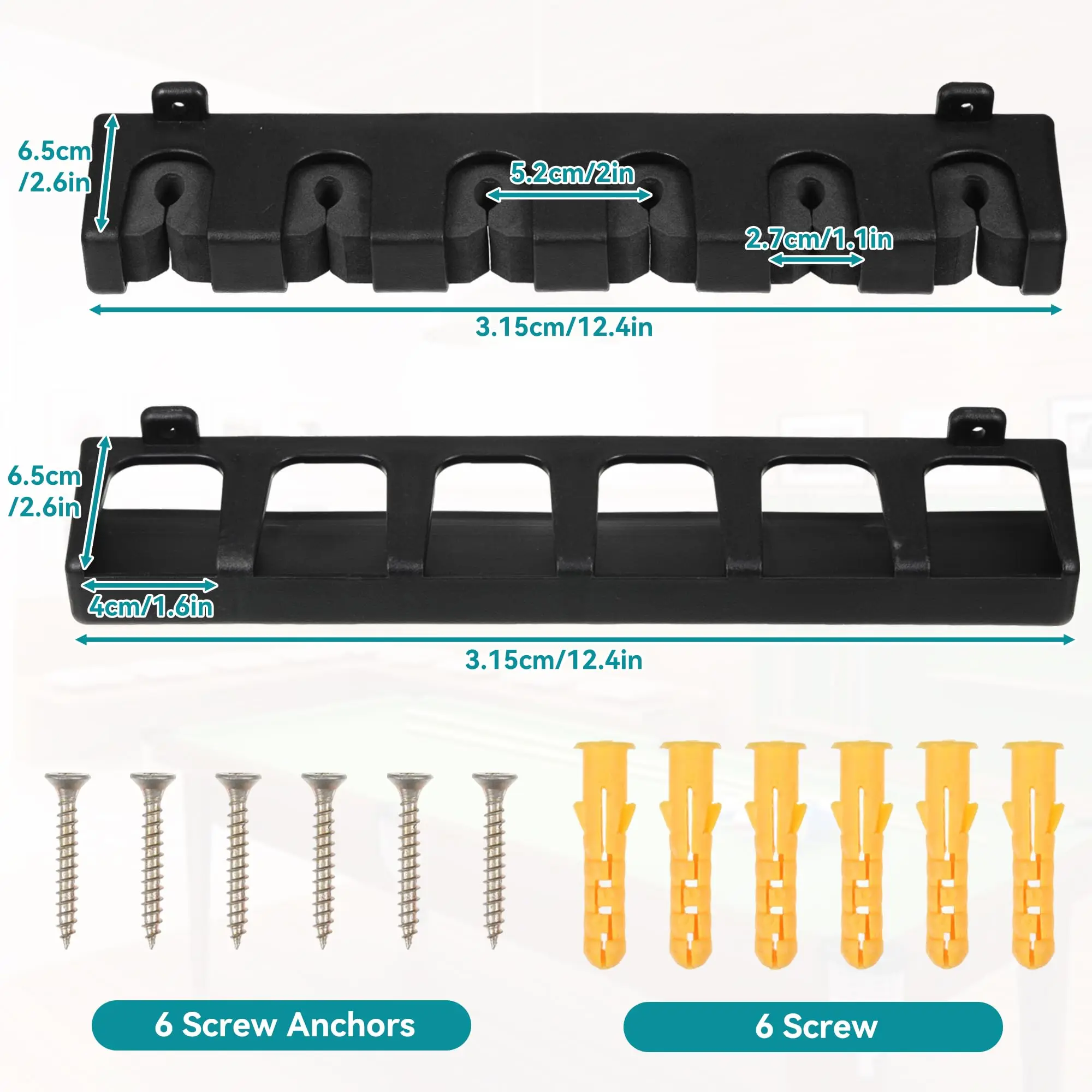 

Стеллаж для хранения удочек с 6 отверстиями, настенный держатель для удочки, кронштейн, вертикальный и горизонтальный дисплей, фиксированная рама