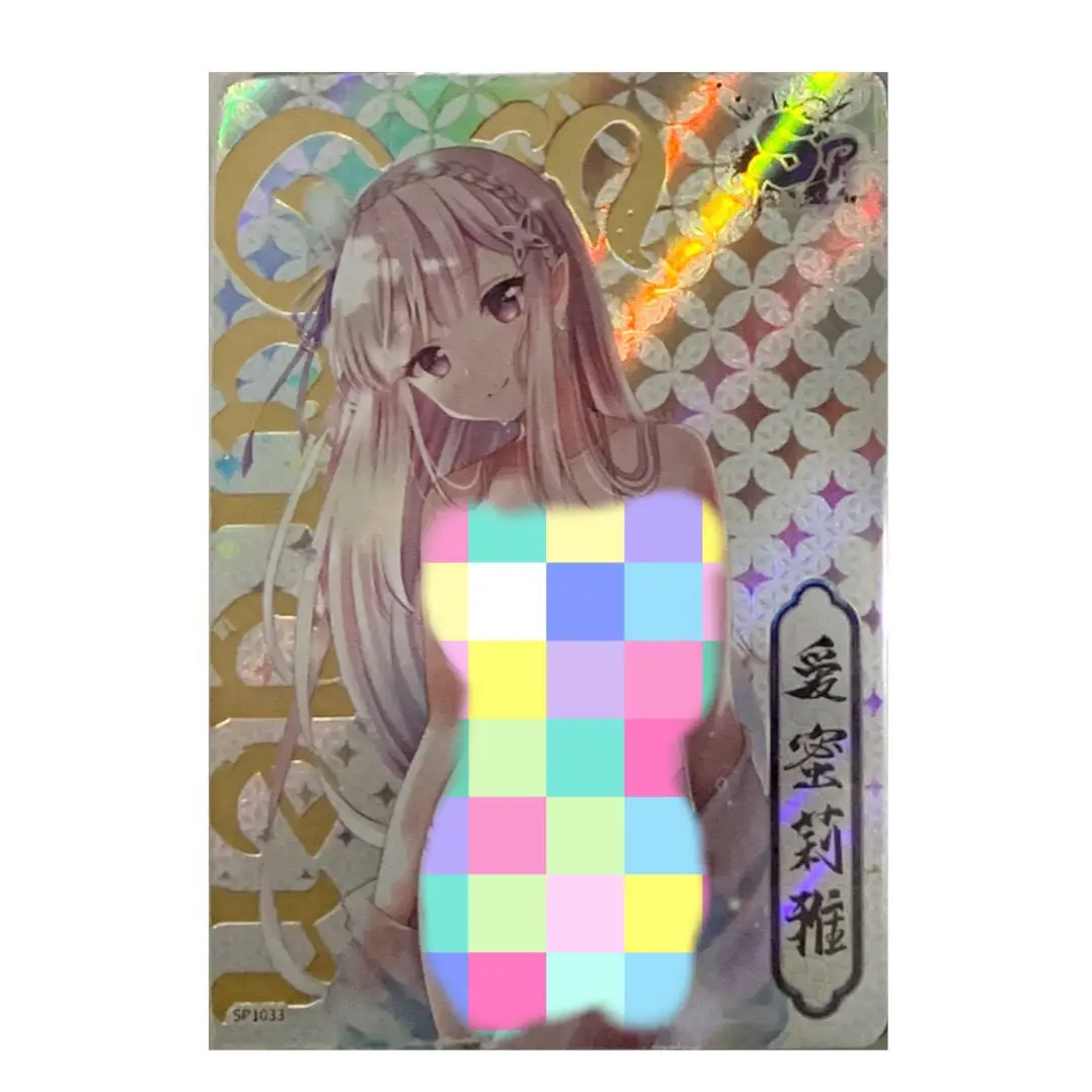 Anime Secret Garden Sp Rare Flash Card Rem Miku Nakano Personajes De Anime coleccionable, juego genuino, tarjeta coleccionable, juguete De regalo