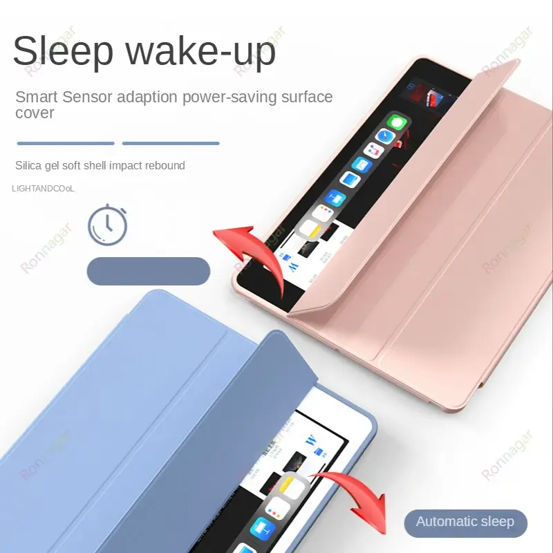 Pencil Holder Case for ipad A19 12th A16 11th10th 10.9 2026 2025 Air11 13 M3 M2 Air4 5 10.9 Pro11 M4 M5 8 9th 10.2 Pro12.9 5/6th - Image 2