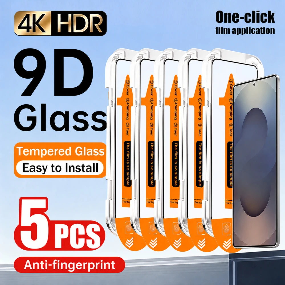 NNBILI 1-5er-Pack für Samsung Galaxy S26 Ultra Displayschutzfolie, HD klares gehärtetes Glas, 9H kratz- und stoßfest, entsperrbar