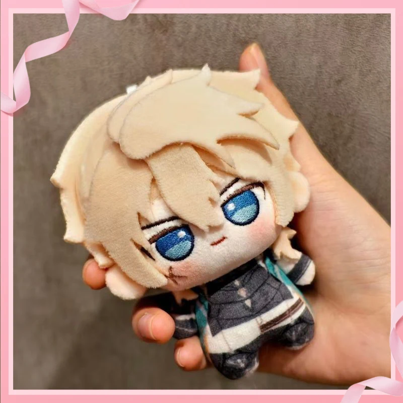 

10cm Anime Game Genshin Impact Varka Kawaii Plushie Soft Cotton Doll Starfish Body Cartoon Plush Toy Figure Fans Collection Gift