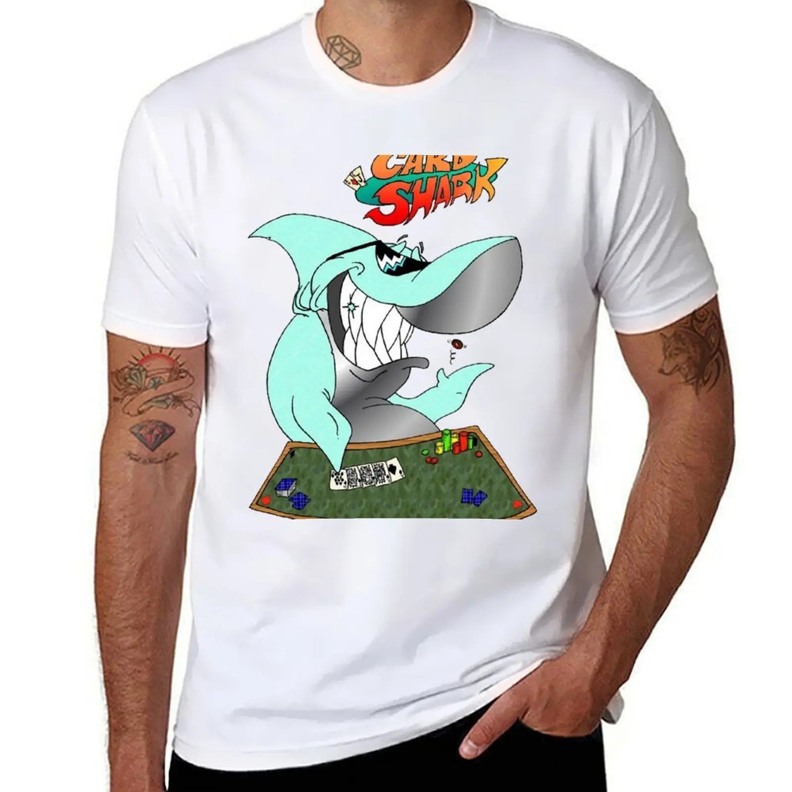 

Card Shark T-Shirt funny t shirts cotton man t shirts high quality luxury brand T-Shirt