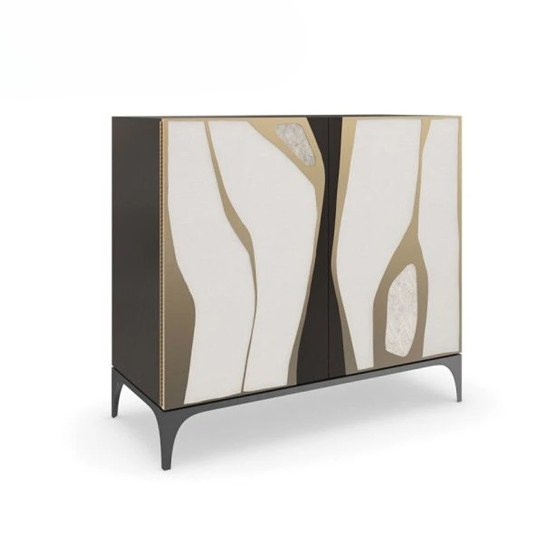 

Hotel public area decorative cabinets, modern simple lobby display cabinets