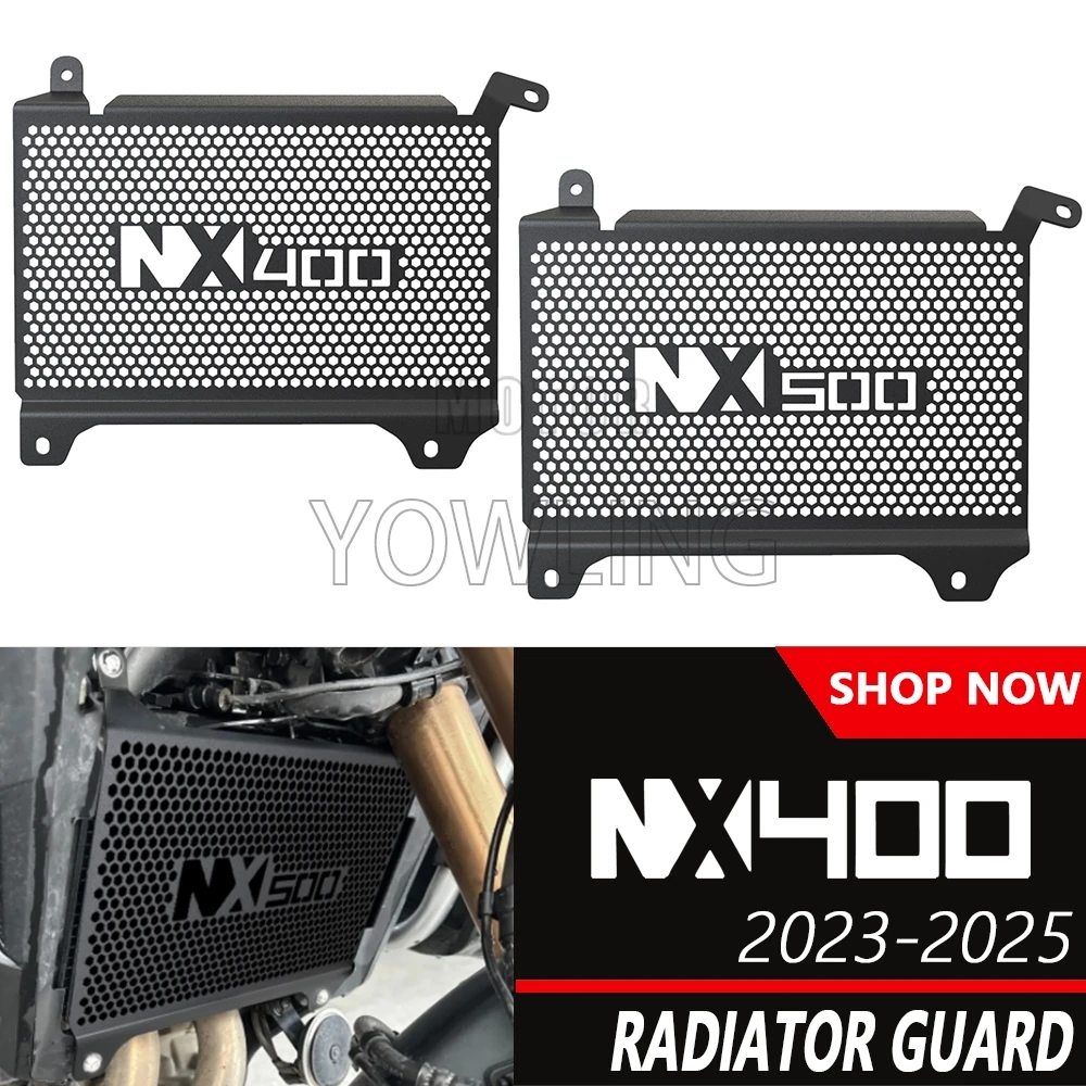 

Motorcycle Accessories For HONDA NX500 NX400 NX 500 400 2023 2024 2025 Radiator Grille Guard Cover Protector Grill Protection
