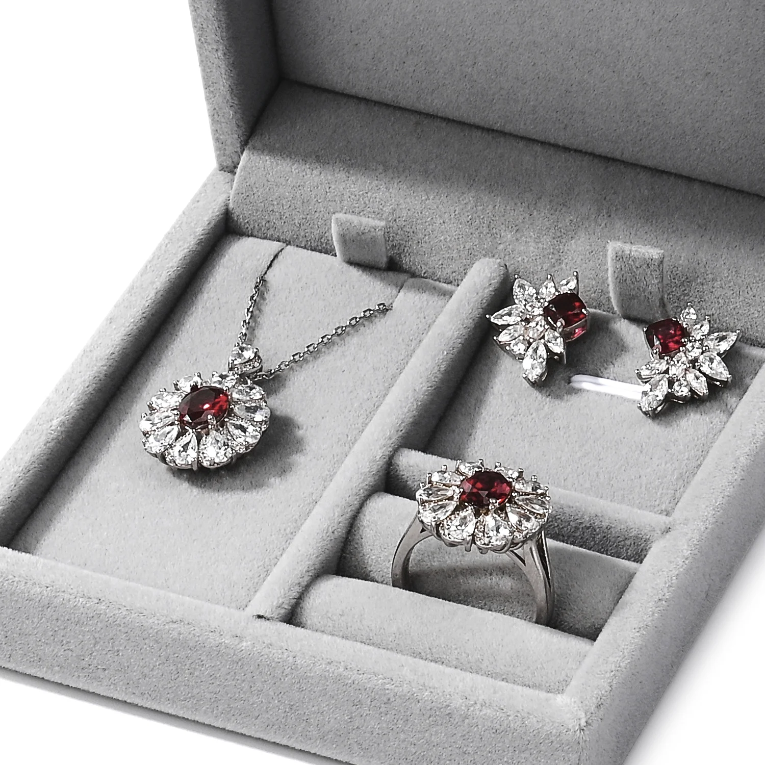 Oirlv Luxury Jewelry Storage & Display Box: Elegant Velvet Design for Necklaces, Earrings, Rings, Premium Organizer for Fine