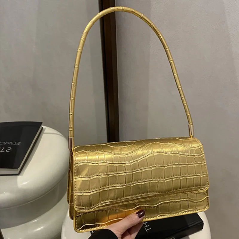 

Women Stylish PU Leather Sling Bag Solid Color Shoulder Bag Underarm Bag Fashionable Portable Handbag 2025 New
