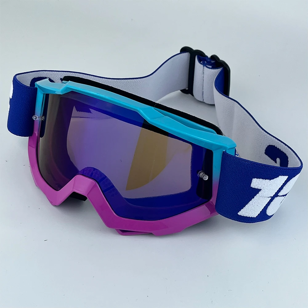 نظارات الدراجات النارية نظارات موتوكروس نظارات خوذة MX موتو الترابية دراجة ATV التزلج الرياضة في الهواء الطلق الزجاج سكوتر Googles قناع وحقيبة
