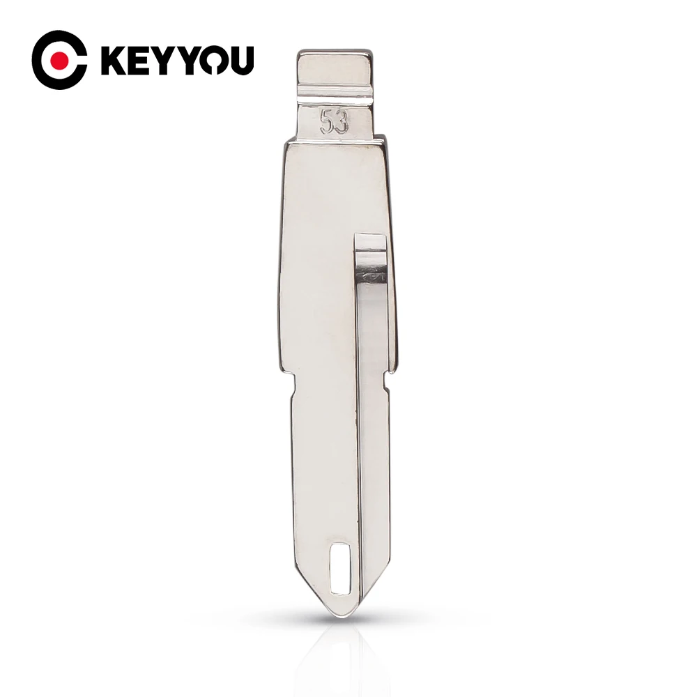 KEYYOU Flip Car key Blade 53# 54# 58# 99# 72# 73# 122# 83# Auto Key Blank For Citroen C4L Triumph For Peugeot 307 207 for KD