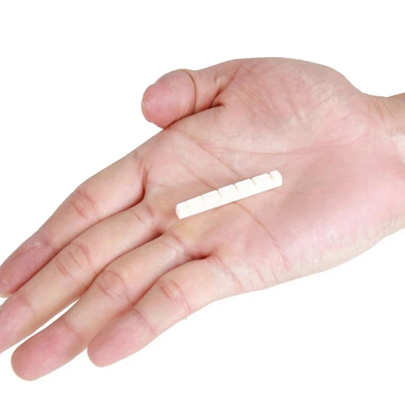 استبدال ل الحاجز Strat Tele ST TL الغيتار الكهربائي العظام الجوز 6 سلسلة الغيتار جسر السرج أداة الملحقات توريد 1 قطعة