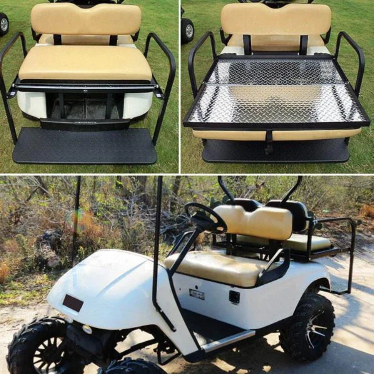 Hot Sale Wholesale Price use golf cart rear flip flop seat for ezgo