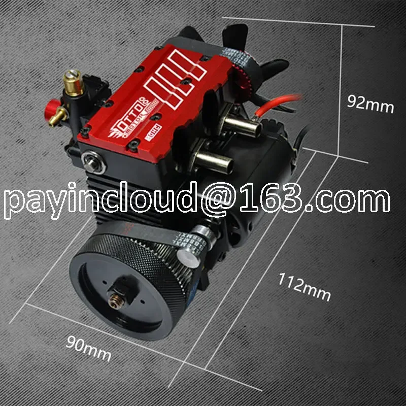 Imagem -06 - Toyan Fs-l200ac Stroke ar Refrigerado Motor 7cc Cilindro Inline Nitro Combustão Interna Motor Modelo Kit