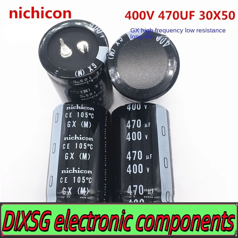 

DIXSG （1PCS）400V470UF 30X50 nichicon electrolytic capacitor 470UF 400V 30 * 50 GX high-frequency long life