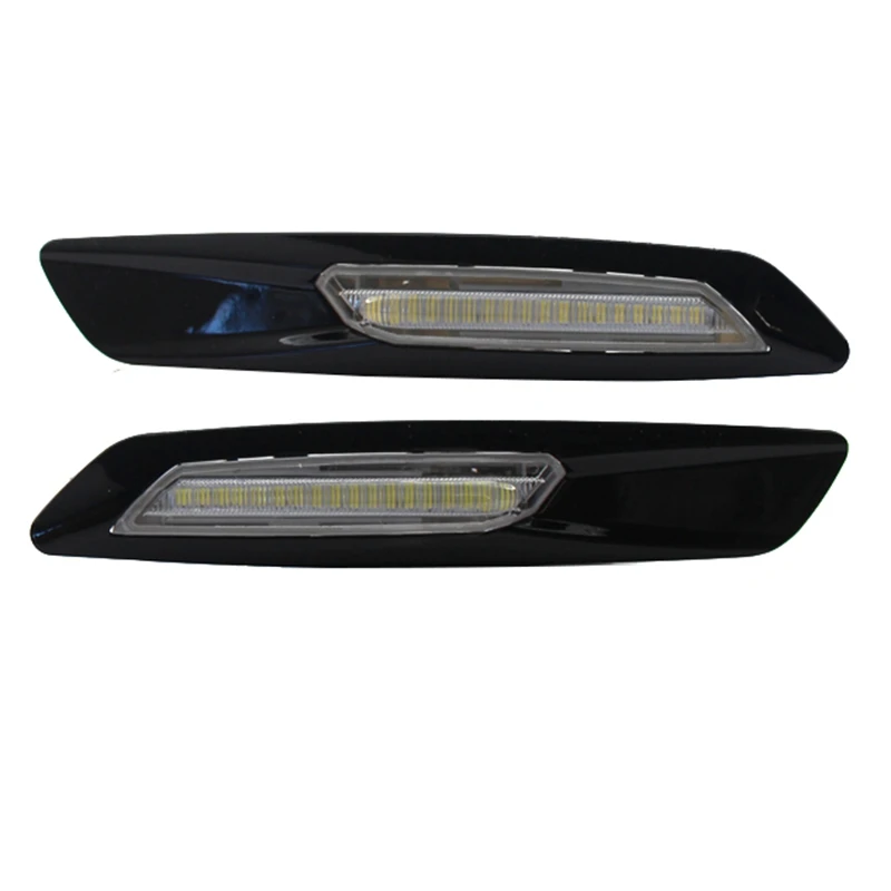 

2 PièCes Sé Blanc LED Marqueur LatéRal Clignotant LumièRe для BMW 1 3 5 SéRie E81 E82 E87 E88 E90 E91 E92 E93 E60 E61, Noir