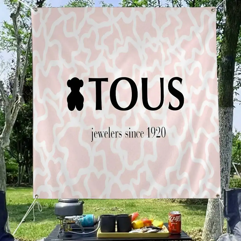 T-TOUSes راية INS نمط ديكور الحفلات الخارجية علم الجو #5