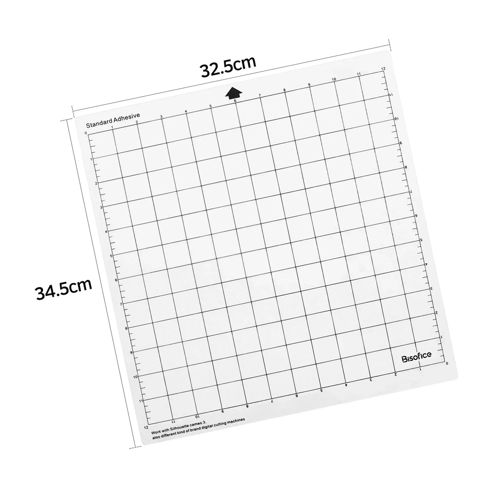 Adhesive Plotter Mat 10Pcs With Silhouette Cutting Machine Transparent for Cameo Measuring Inch Replacement 12