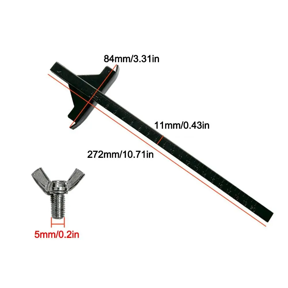 With Scale Circular Saw Guide Straight Edge Universal Positioning Calipers Stainless Steel Power Tool Guide Woodworking