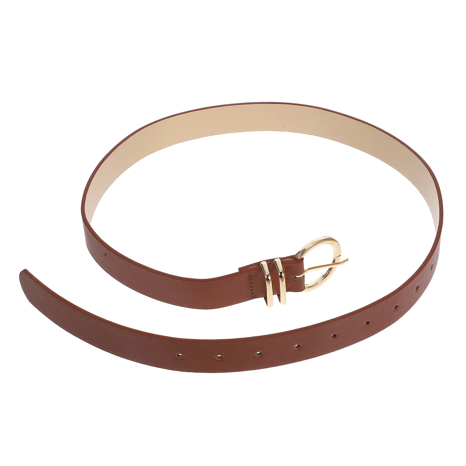 

Ladies Belt Faux Classic Pin Buckle Jeans Casual Dress Waist Belt Women Fashion Trendy Stylish Western Belts for Men