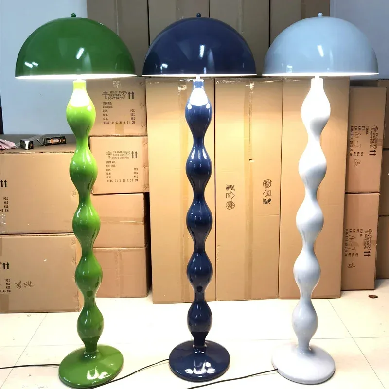 Imagem -02 - Macaron Mushroom Led Floor Lamps para Sala de Estar Sofá Lado Controle Remoto Dim Standing Lamp Quarto Luz de Cabeceira Home Decor