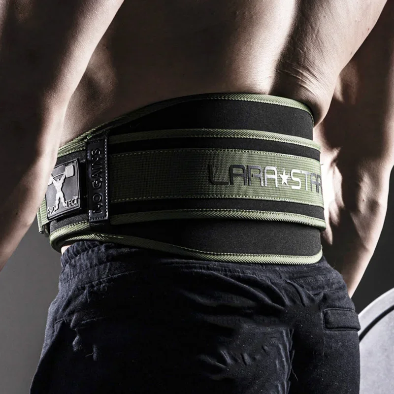 Weightlifting Fitness Belt Heavy Equipment Training High Intensity Squat Deadlift Gym Nylon Waist Support Thickening For Back