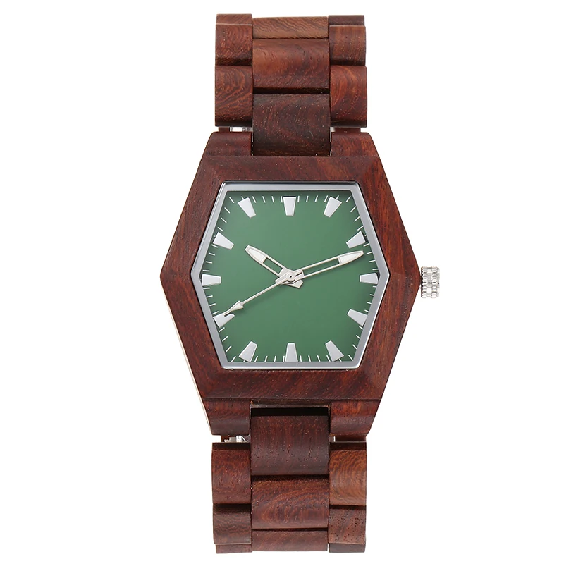 Couple Wooden Wristwatch for Men Women Quartz Man Ladies Unisex Clock Natural Sandalwood Walnut Ebony Real Colorful Wood Reloj