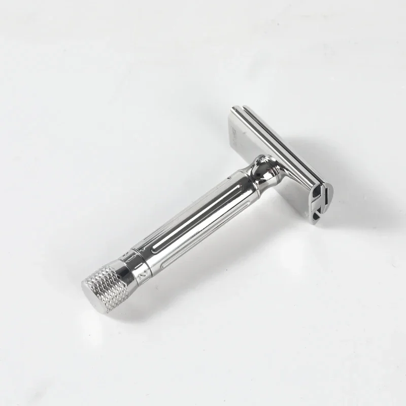 Yaqi Avanti 스테인레스 스틸 조절 가능한 안전 면도기 78mm 핸들 길이 13MM 직경 경량 전통 면도 경험