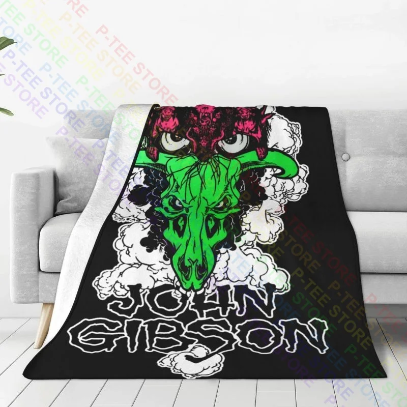 Zorlac John Gibson Skateboard Deck Logo Blanket Thick Thicken Super Soft Cover Blanket Home Decotation