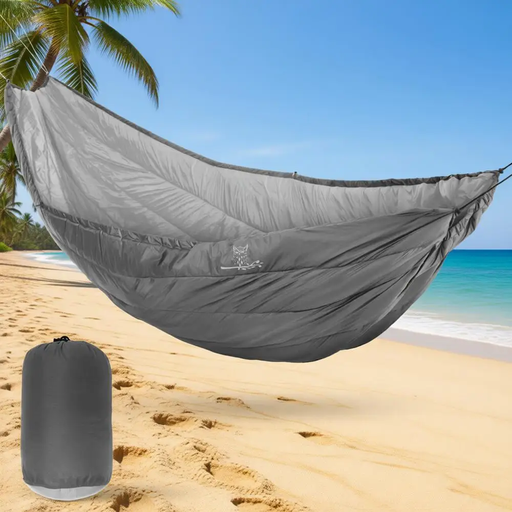 

Ultralight Insulated Underquilt for Hammocks: Waterproof & Compact Camping Quilt