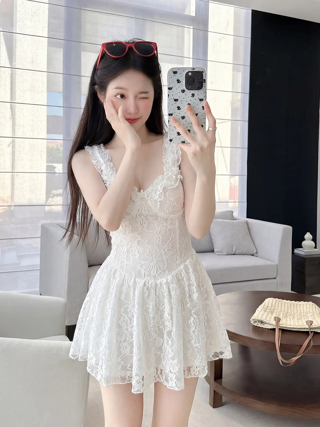 

2026 New Advanced Thai Style Unique Holiday Feel Bubble Private Hot Spring Swimsuit Women Slimming Leisure Swimwear