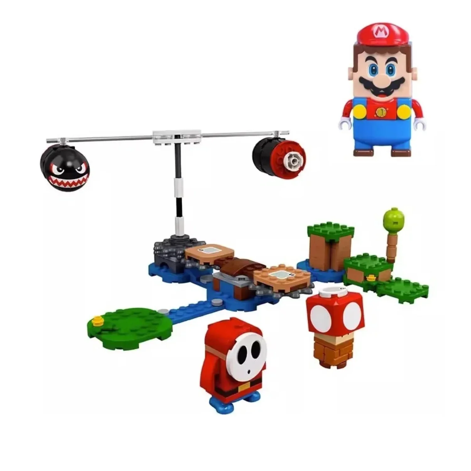 

Совместимый 71363 Super Mario Bros Desert Pokey Расширительный набор Строительные блоки Мини-фигурки Игрушки