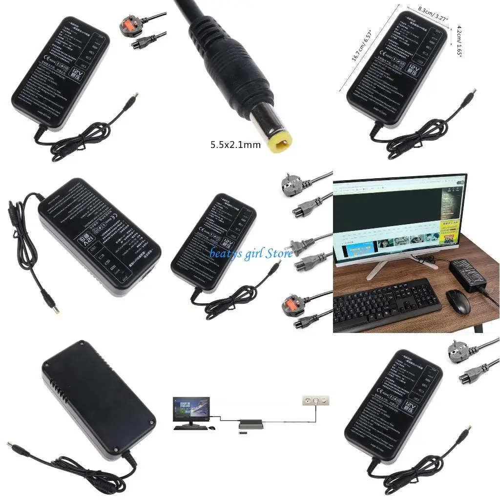 

C7AB 3.7V 7500mAh 12V 7A Uninterruptible Power Supply Adapter UPS Battery Backup Unit